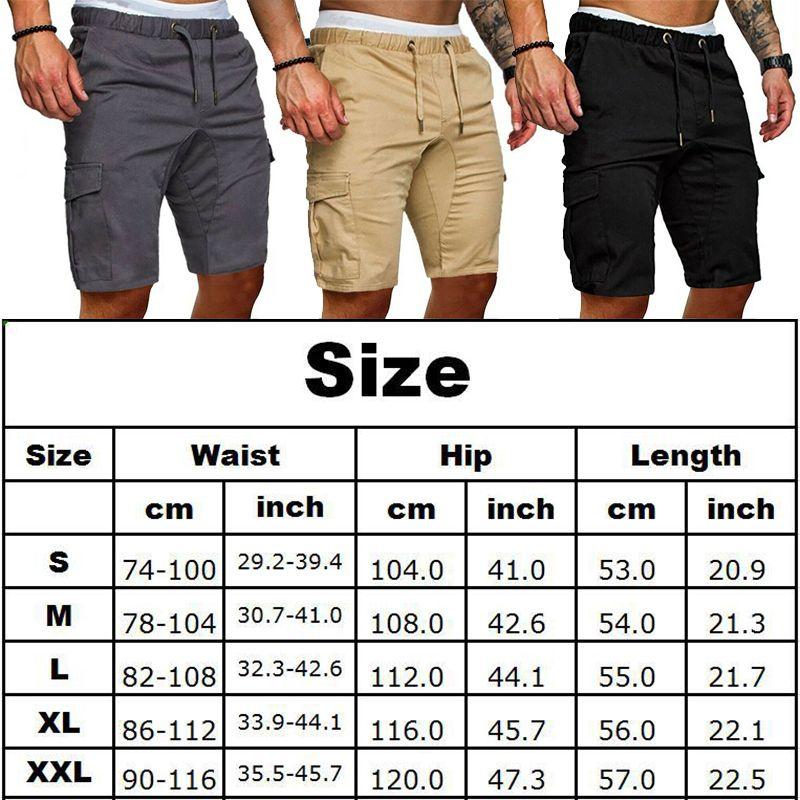 Men Shorts Summer Gym Sport Running Workout Cargo Pants Jogger Trousers Training