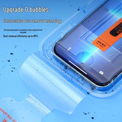 Protezione Schermo in Vetro Temperato Anti-Spionaggio Senza Polvere per iPhone 14 Pro Max e iPhone 15/16