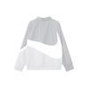 Nike Sportswear Large Swoosh Logo Stand Collar Woven Jacket Men Jacket Grey White AR3133-012
