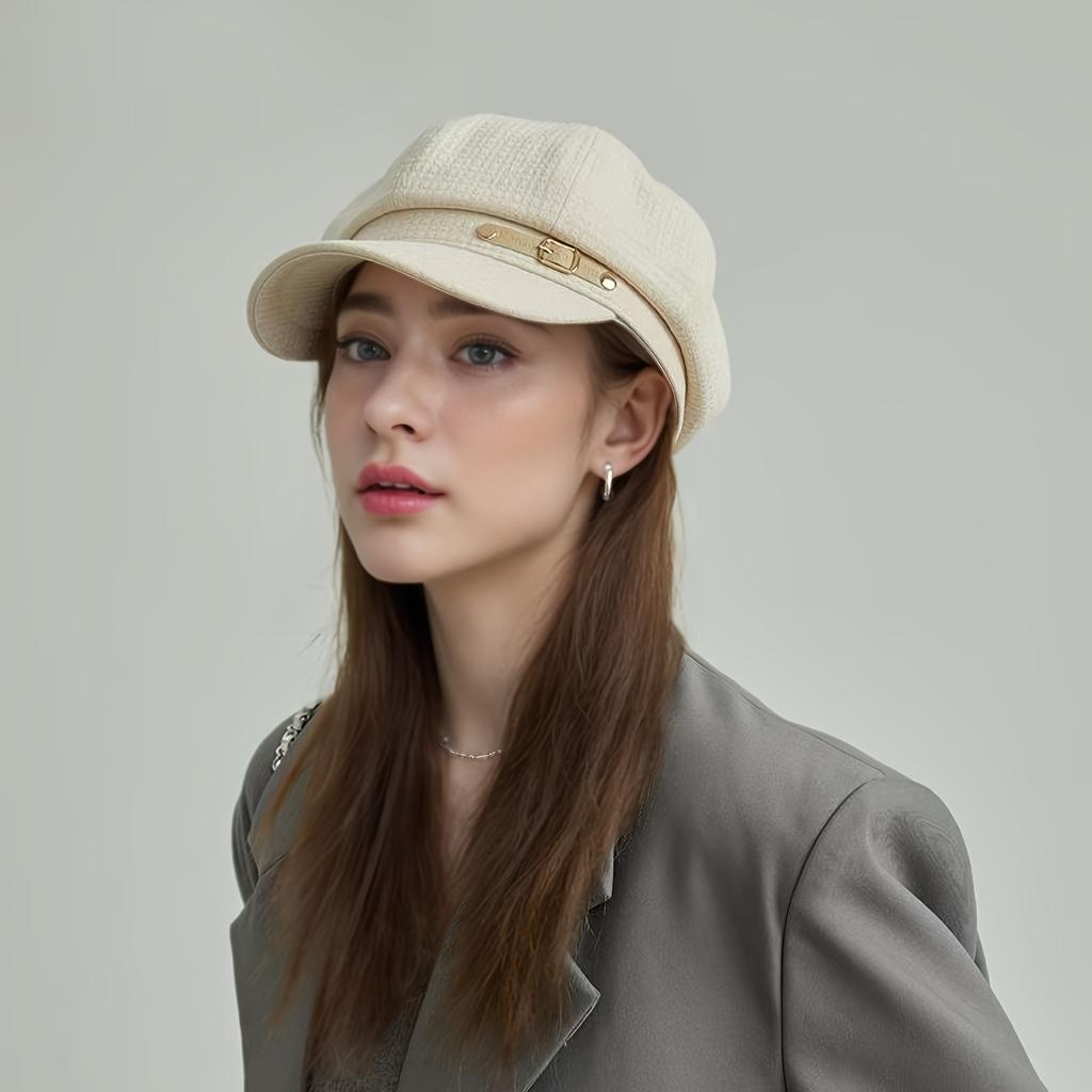 Women's Octagonal Beret Hat-Retro Painter Design,Sun Protection & Warm All-Season Versatile for Travel Commuting Casual Stylish Cap