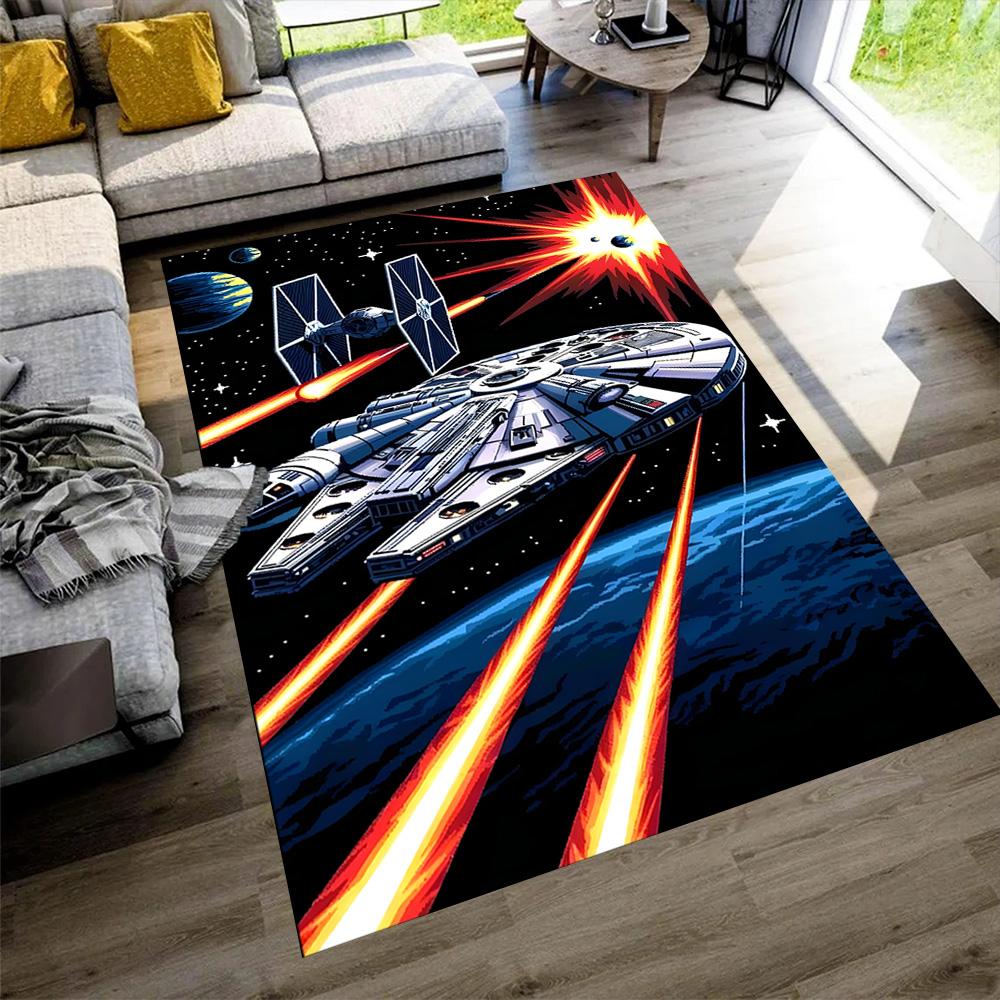 Star Wars Floor Mat Perfect for Study Room Entryway Outdoor Hallway Antislip Carpet Decorate Offices Gift for Festivals