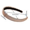 Fashion Sparkling Rhinestone Headband Cute Full Rhinestone Shiny Hair Hoop Sweet Style Velvet Headwear Wash Face