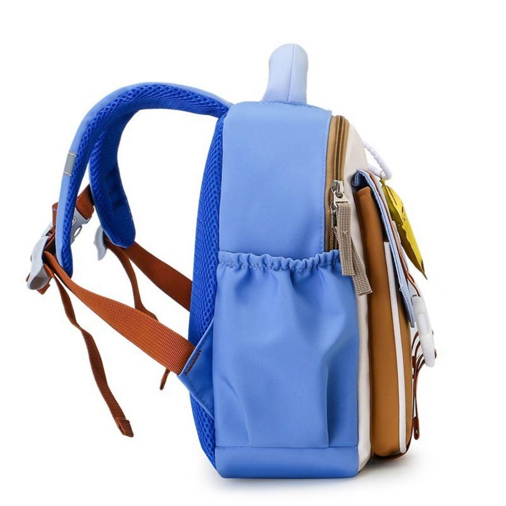 Waterproof Kindergarten School Bag Adjustable Straps Cartoon Nursery Backpack  Travel