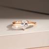 Fashion Light Luxury Love Ring Femininity Niche Couple Wedding Heart Ring