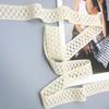 Reis Baumwollfaden Spitze Gehäkelt Jacquard Gurtband, Kleidung Handgemacht DIY Materialien Hochwertige Kinderkleidung Dekoration