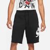 Jordan Jumpman Logo Fleecegefütterte Strick-Basketballshorts Herren Unterteile Schwarz DH9509-010