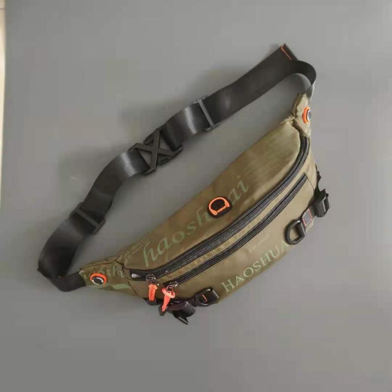 Borsa da petto estiva impermeabile da uomo Borsa sportiva da cintura Borsa da donna per cellulare Borsa a tracolla trendy per il tempo libero all'aperto Borsa mimetica