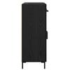 Sideboard in Black Oak Look 69.5 x 34 x 90 cm Particleboard