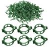 50-200Pcs Plant Support Clips Fixtureplastic Garden Vine Strapping Clip For Climbing Plantstomatograpeplants Stalks Holder
