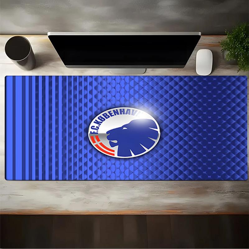 Copenhagen Lion Emblem Mouse pad, Gaming Mouse Pad, keyboard pad, Desk Decor for computer notebook Fan Gift Birthday Gift