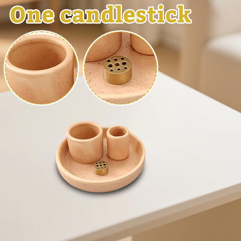 Ceramic Candlestick Candlestick Home Decoration Candlestick Home Ceramic Ornament