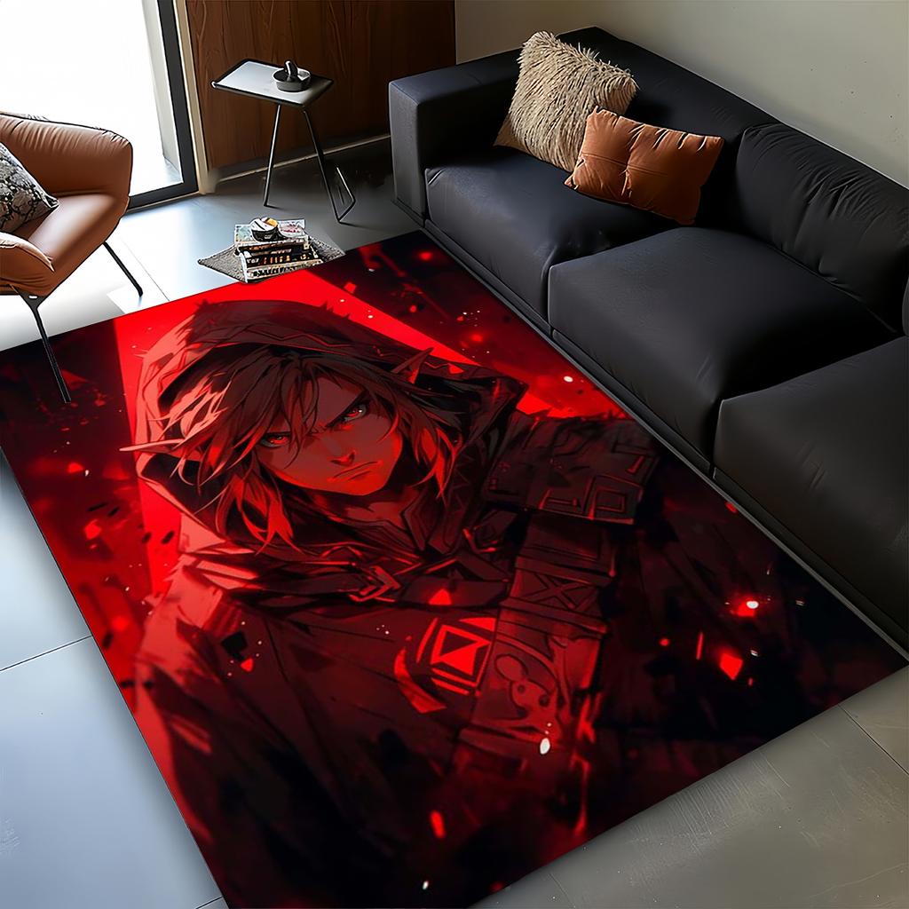 3D Zeld Classic Game Carpet Rug for Living Room Bedroom Home Sofa Decoration,kids Play Non-slip Floor Mat Christmas Gift