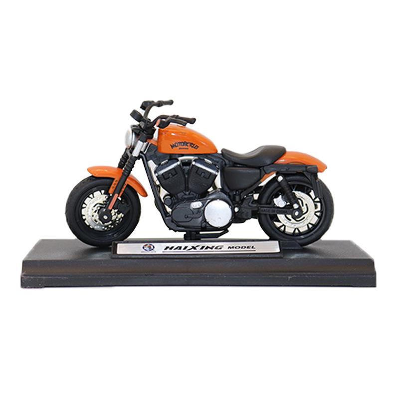Cross 1:18 Alloy Pull-back Motorcycle Model Toy for Kids - Educational Ornament