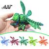 3D Printed Dragonfly Toy Figurine, Articulated Model with Movable Joints, Handheld Fidget Stress Relief Insect for Desk Decoration Joints