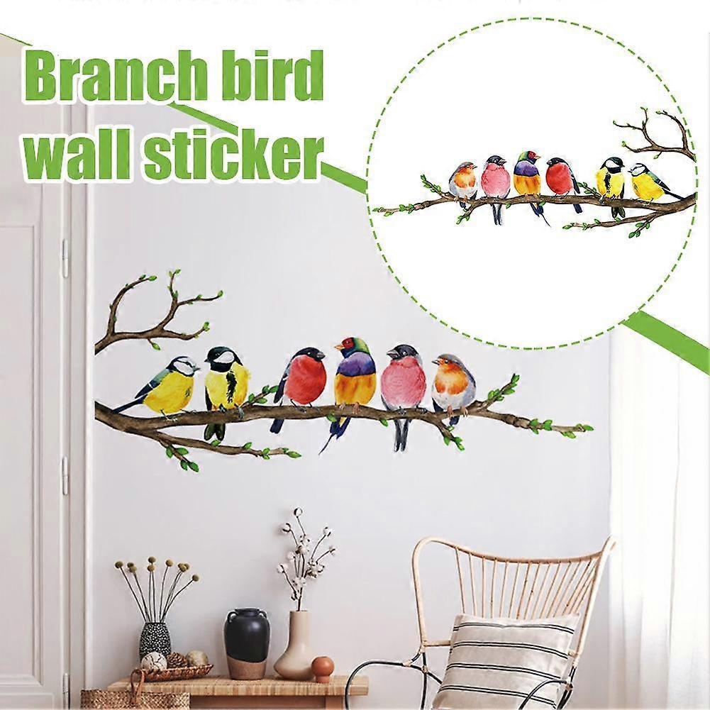 Birds Branch Wall Stickers Mural Art Decal Wallpaper Home Wall Decor