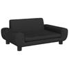 Kids  Sofa Black 70x45x33 cm Velvet