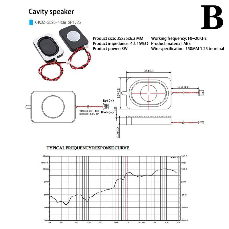 

4 Ом 3 Вт 2 Вт 8 Ом 2/3 Вт динамик квадратный небольшой резонатор ноутбук компьютер 2535 2030 3525 ультратонкий корпусный динамик 4R-3W