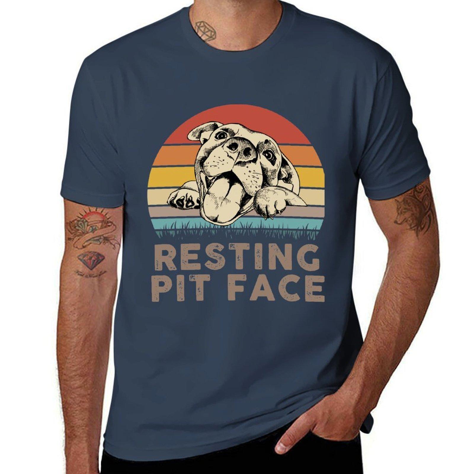 Resting Pit Face Tshirt Simple Trendy Casual Tshirt S
