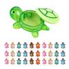100Pcs Luminous Mini Turtle Figurines Glow In The Dark Resin Turtles with Storage Box Cute Fairy Garden Landscape Decoration