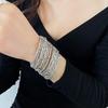 Elegantes mehrschichtiges geometrisches Armband: Luxuriöser, Personalisierter Design- und Kühner Grenzüberschreitender Statement-Schmuck