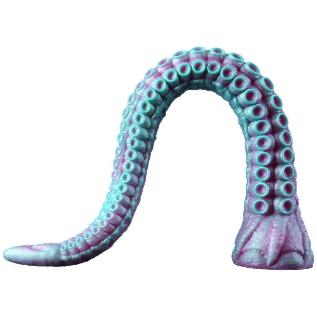Neuer flüssiger Silikon Ultra langer Analplug Oktopus Tentakel Analplug Analstreifen Unisex Alternative Harem Erwachsenenprodukt