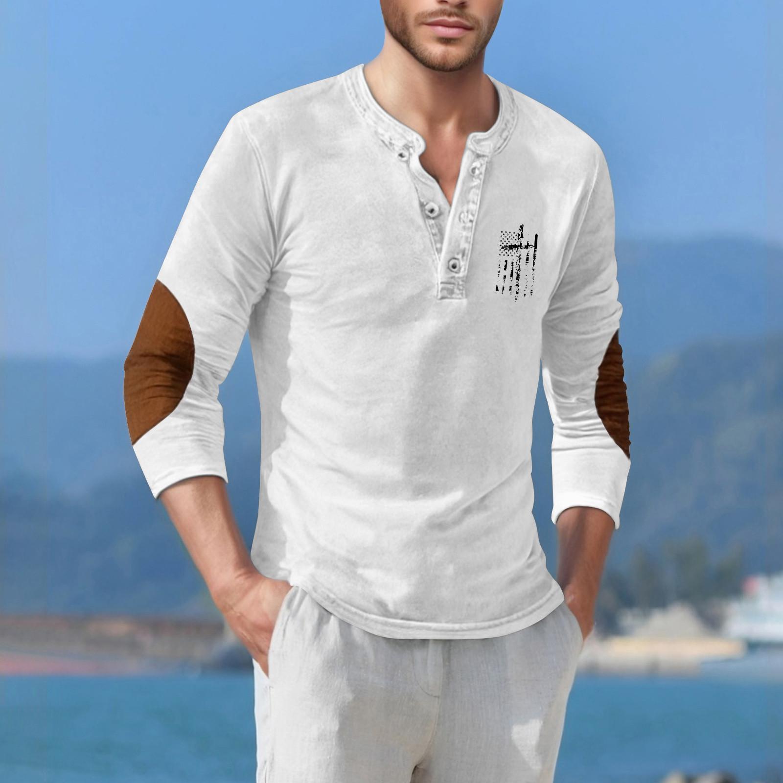 

Мужская футболка уличная повседневная мода с коротким рукавом XL белый