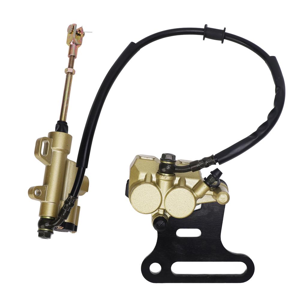 Rear Disc Hydraulic Brake Master Cylinder Kit Brake Master Cylinder Caliper Assembly for 50cc 70cc