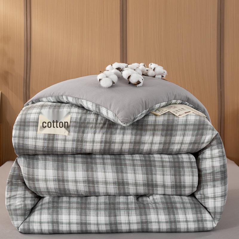 Class A Thickened Xinjiang Cotton Quilt for Home & Dormitory – Four Seasons Use