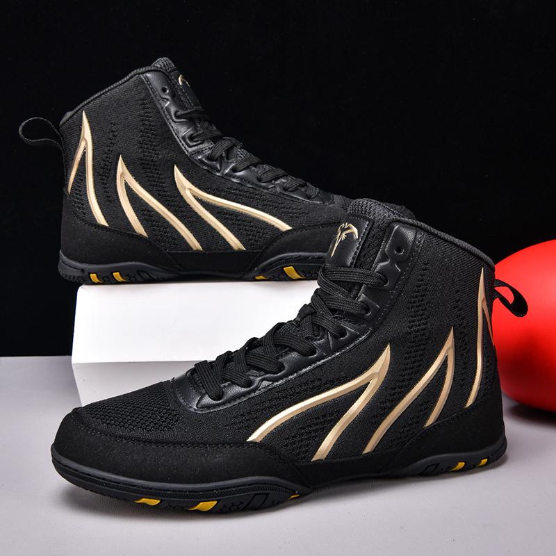 Luxury Boxing Shoes Men Lightweight Boxing Sneakers Comfortable Anti Slip Footwears for Wrestling