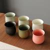 Vintage Large Stoneware Tea Cup Kiln Change Glaze Personal Master Cup for Gongfu Tea Home Use Handmade Ceramic Drinking Gift