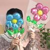 10pcs Romantic Daisy Rose Flower Balloon Colorful Five Petal Flower Balloon  Valentine’s Day Gift