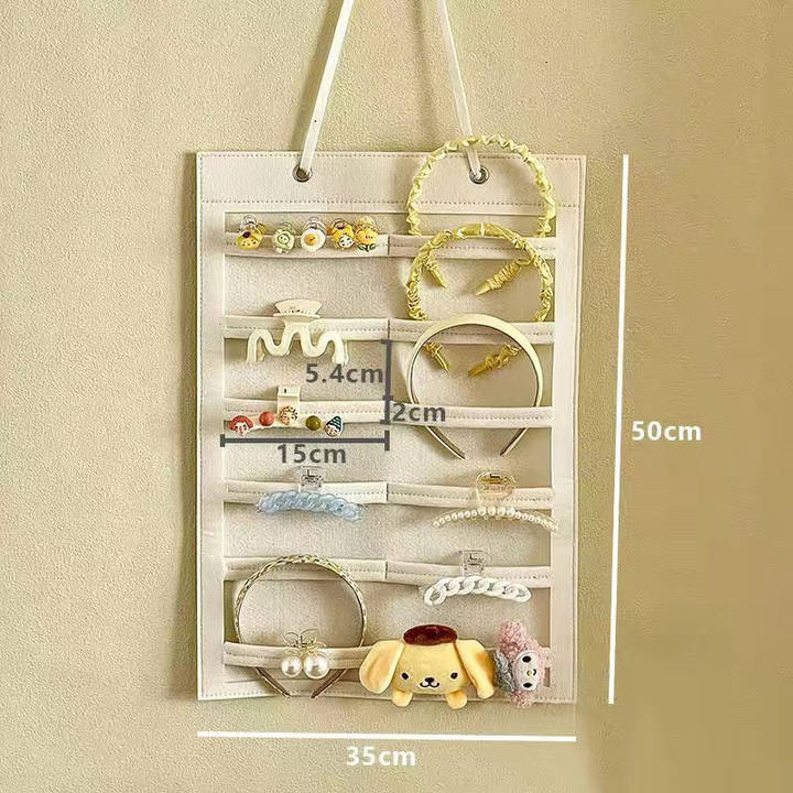 

Hair Clip Storage for Women Girls Hair Bows Organizer Wall Hanging Hair Decor Hair Rope Clasp Glasses Tidy Space Saving