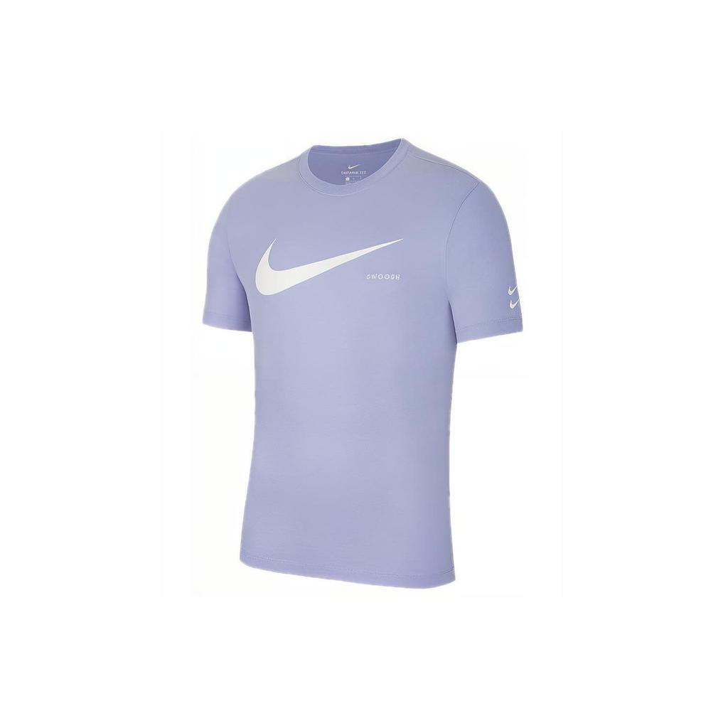 Nike Sportswear Swoosh Short Sleeve T-shirt Men Tops Light-Thistle DJ2790-571