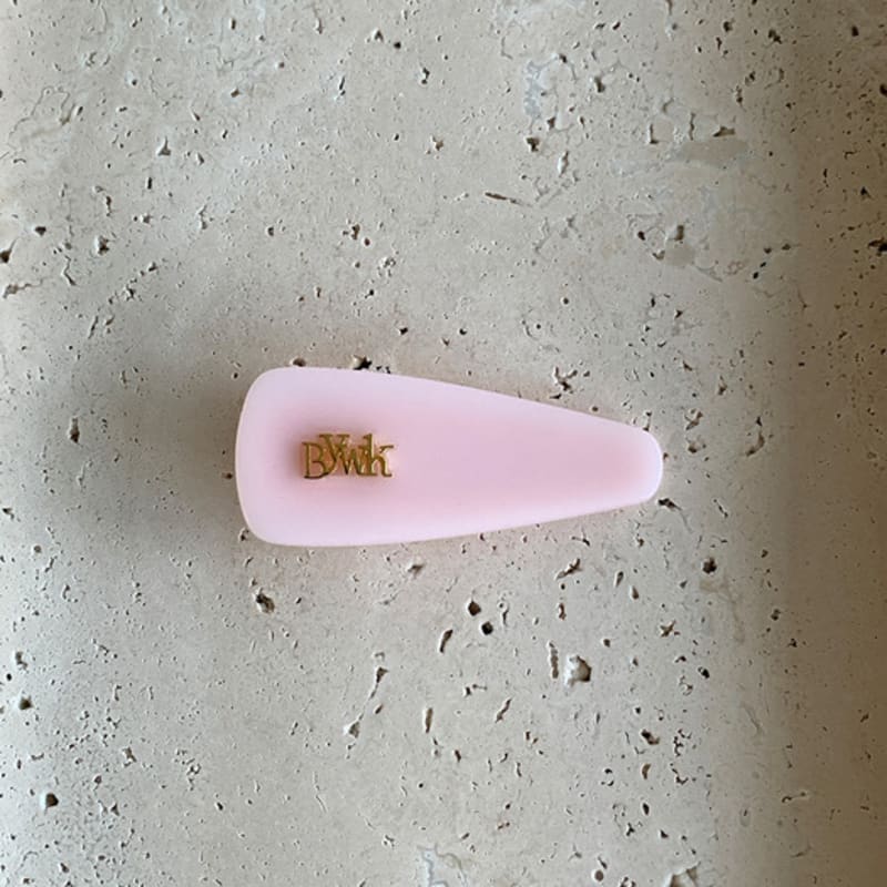

byweekend Triangle hair pin_baby pink baby pink