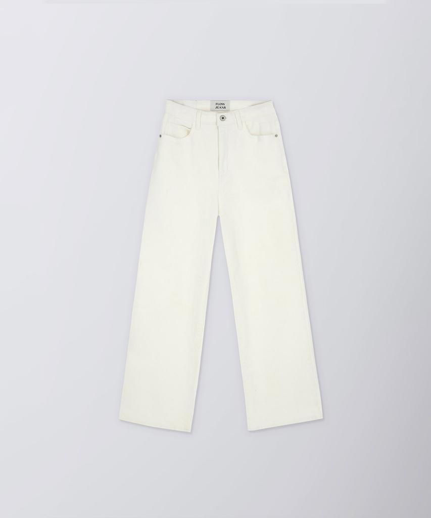 Peulloujin [Select Length] Beni Wide Jeans_Ivory_Ffc3Dn011Iv