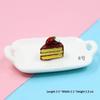 10Pcs Mini Resin Fake Cake Kawaii Simulation Food Miniatures for DIY Handmade Craft Home Decor Ornaments