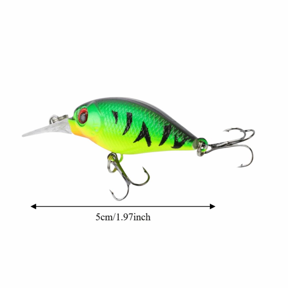 5PCS 4.5cm 5cm Topwater Fishing Lures ABS Hard Baits Lifelike Artificial Hard Baits Bass Fishing