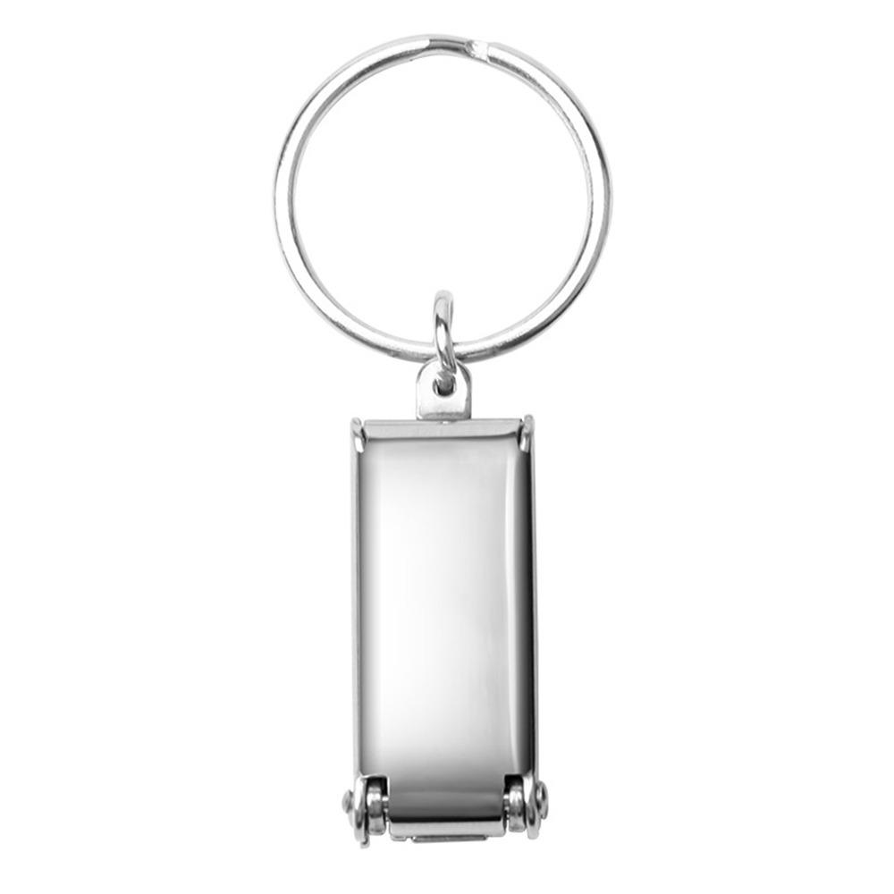 

Складные кусачки для ногтей из нержавеющей стали Изысканные маникюрные инструменты Новые мини-кусачки для ногтей серебряный