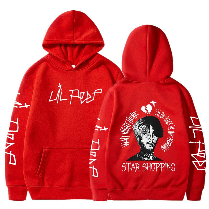 Rapper Lil Peep Cry Baby Hoodies Men Clothing Fashion Vintage Hip Hop Oversized Sweatshirts Casual Harajuku Hoodie Streetwear