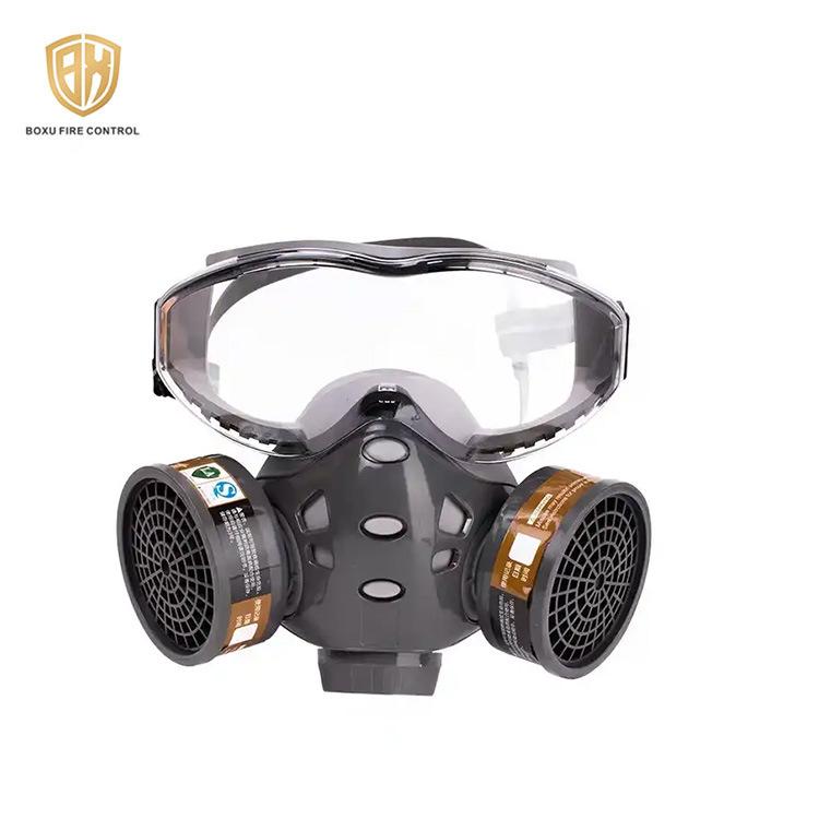 Integrated Half-Face Mask with Goggles No
