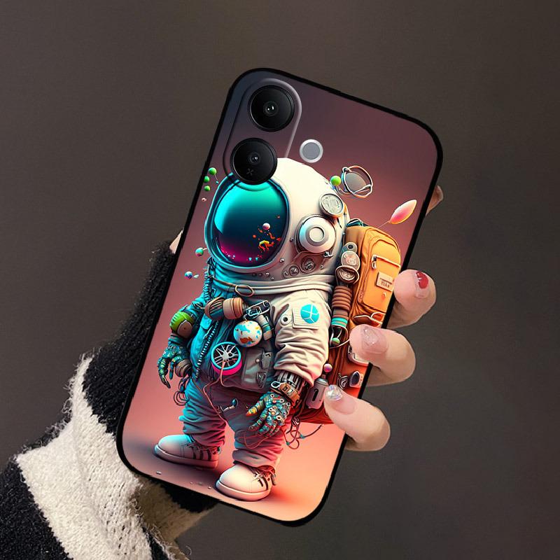 For Vivo V60 Lite V60Lite Case Cute Cartoon Astronaut Cover For VIVO V 60 Lite Shockproof Cases Soft TPU Silicon Phone Casing