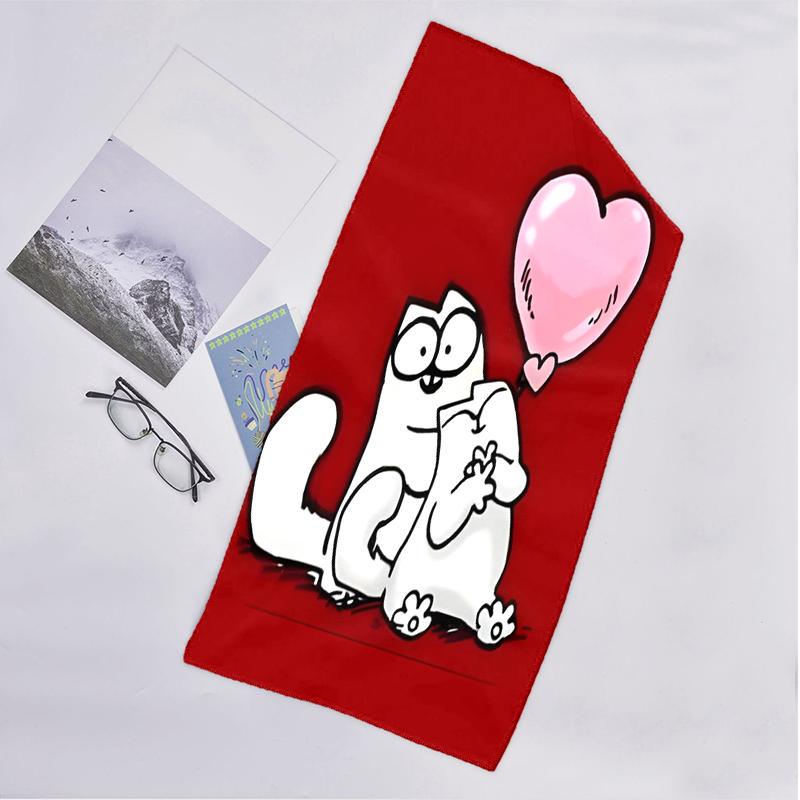 Simon'S Cat Fashion Beach Towel: Ideal for Summer Adventures Soft, absorbent and quick drying suitable for swimming and bathing