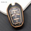 New Tpu Car Remote Key Cover Case Shell Fob For Ssangyong Rexton Y400 Y450 G4 Key Protective Accessories Keychain Holder Keyless