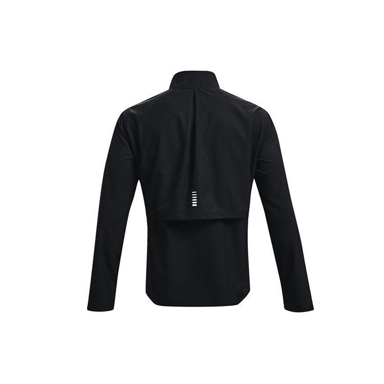 Under Armour Outrun The Rain II Casual Sports Zip-Up Collar Long Sleeve Jacket Men Jacket Black 1369342-001