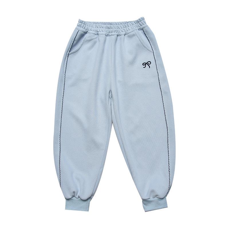 Plus Size Loose Fit Pants for Girls 8-15 Years, Spring/Autumn, Sports Casual Long Pants