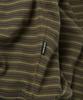 Yeseyesee Y.E.S Stripe Single Zip-Up Hoodie Khaki