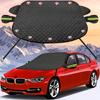 Front Windshield Snow Cover with 9 Magnets Windproof and Thickened Design Heavy Duty Car Snow Shield Protector for Winter Weather