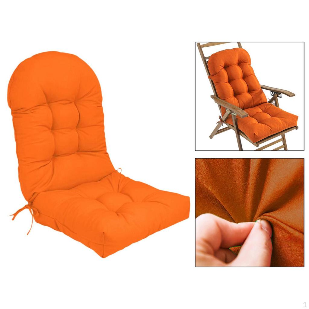 Rückenlehnenstuhl Draußen Kissenpolster Gesteppt Chaiselongue Kissen Polsterhocker