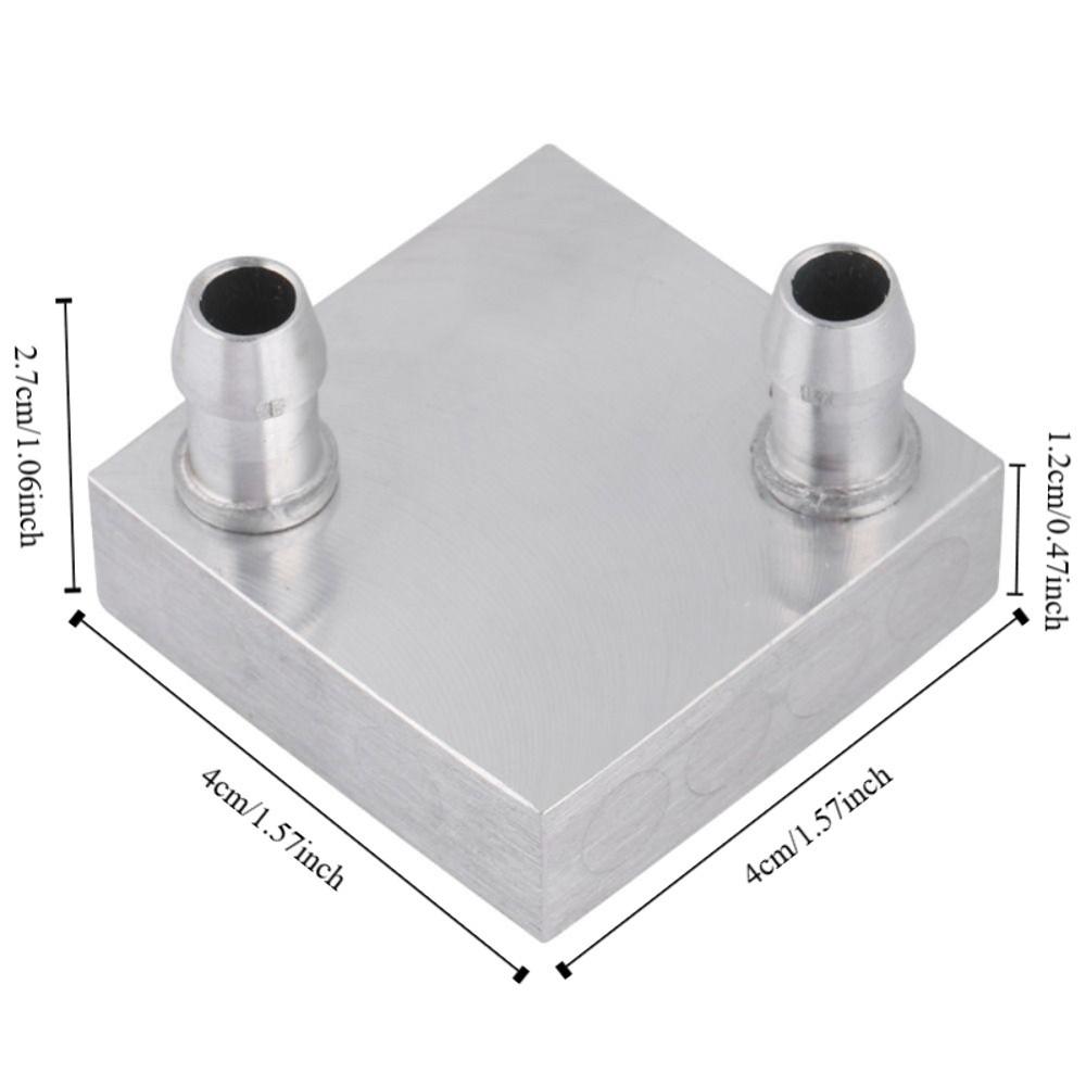 Düse Nach oben Wasserkühlung Block Hohe Leistung Flüssigkeit Wasser Kühlkörper Computer Wasserkühlung