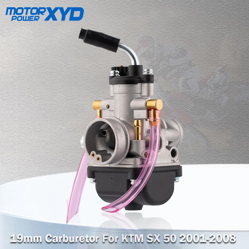 Motorcycle 19mm Carburetor With Carb carburetter For KTM SX50 50cc SX 50 50SX Junior Dirt Pit Bike Carb Parts 2001-2008